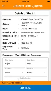 Asante Rabi Express screenshot 3