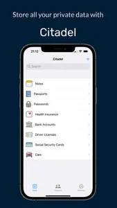 Citadel Password Manager screenshot 0