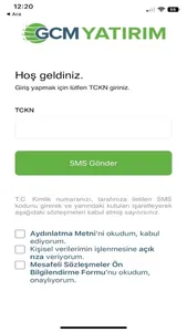 GCM Yatirim Kimlik Dogrulama screenshot 0