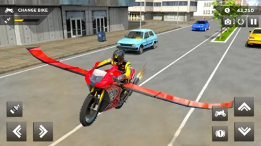 Flying Bike – Fly Motorbike 3D screenshot 1