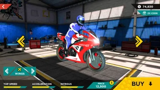 Flying Bike – Fly Motorbike 3D screenshot 5