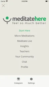 meditatehere screenshot 0