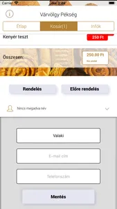 Várvölgy Pékség screenshot 0