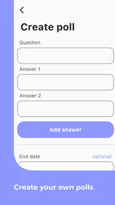 Pollmachine: Create polls screenshot 1