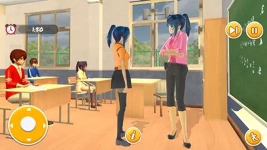 Anime Teacher High School Girl screenshot 2