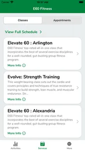 E60 Fitness Studios screenshot 1