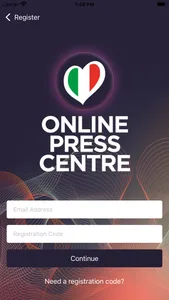 Online Press Centre ESC 2022 screenshot 1