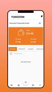 Yumzoom Restaurant Manager screenshot 0
