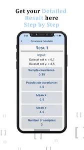 Covariance Calculator screenshot 2