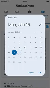 Mars Rover Photos screenshot 1