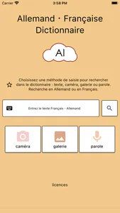 AI Dictionnaire Allemand screenshot 0