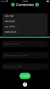 iConvert Currency screenshot 2