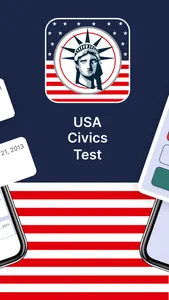 USA Civics Test & Case Tracker screenshot 1