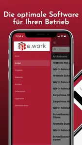 e.work App screenshot 1