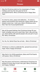 Phrases for Christimas screenshot 3