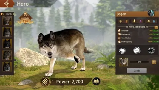 Wolf Game: Wild Animal Wars screenshot 4