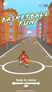 Basketball Run - 3D screenshot 0