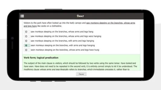 GMAT Official Practice screenshot 1