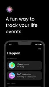 Happen - Life Events screenshot 1