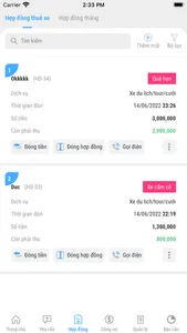 CarVip - Quản lý thuê xe ô tô screenshot 3