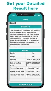 Volume Calculator Cylindrical screenshot 1