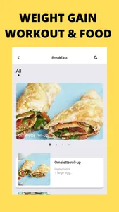 Weight Gain Workouts & Food screenshot 2