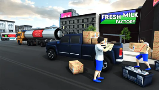 Milk Transporter Truck Sim screenshot 3