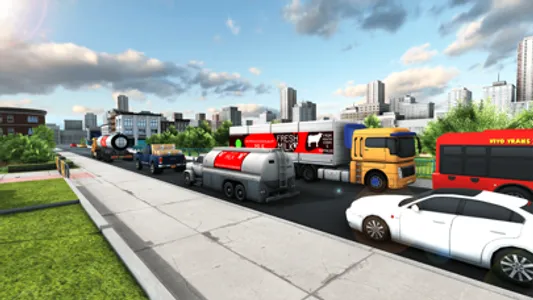 Milk Transporter Truck Sim screenshot 4