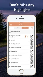 Blue Ridge Parkway Audio Guide screenshot 2