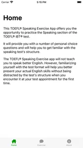 TOEFL Speaking Practice screenshot 0