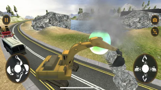 Excavator Crane Driving Sim screenshot 1