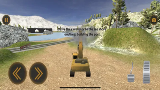 Excavator Crane Driving Sim screenshot 4