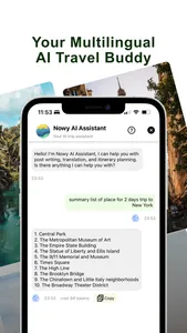 Nowy: AI Travel Social Planner screenshot 1