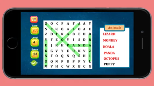 Word Search Puzzle Swipe screenshot 1