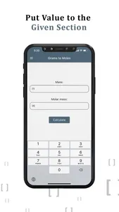 Grams to Moles Calculator screenshot 1