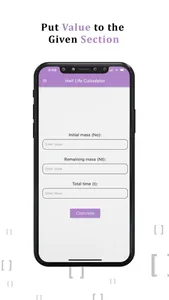 Half Life Calculator screenshot 1