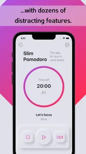 Slim Pomodoro: Focus & Work screenshot 2