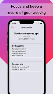 Slim Pomodoro: Focus & Work screenshot 3
