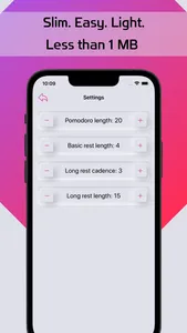 Slim Pomodoro: Focus & Work screenshot 4