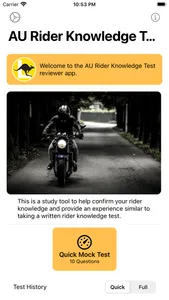 AU Driver/Rider Knowledge Test screenshot 0