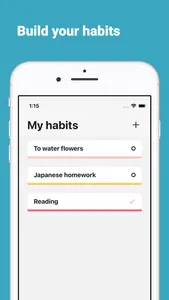 Habits tracker — achieve goals screenshot 0