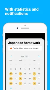 Habits tracker — achieve goals screenshot 2