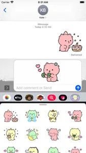 Pretty Cat Stickers pack screenshot 0