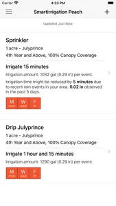 Smartirrigation Peach screenshot 0