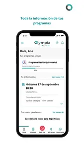 Olympia Quirónsalud screenshot 1