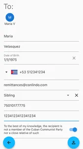 Lindo - Send Money to Cuba screenshot 1