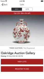 Oakridge Auctions screenshot 1