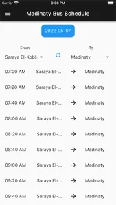 Madinaty Bus Schedule screenshot 1