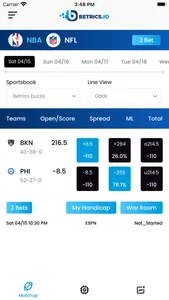 Betrics-Betting Analytics screenshot 0