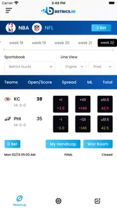 Betrics-Betting Analytics screenshot 1